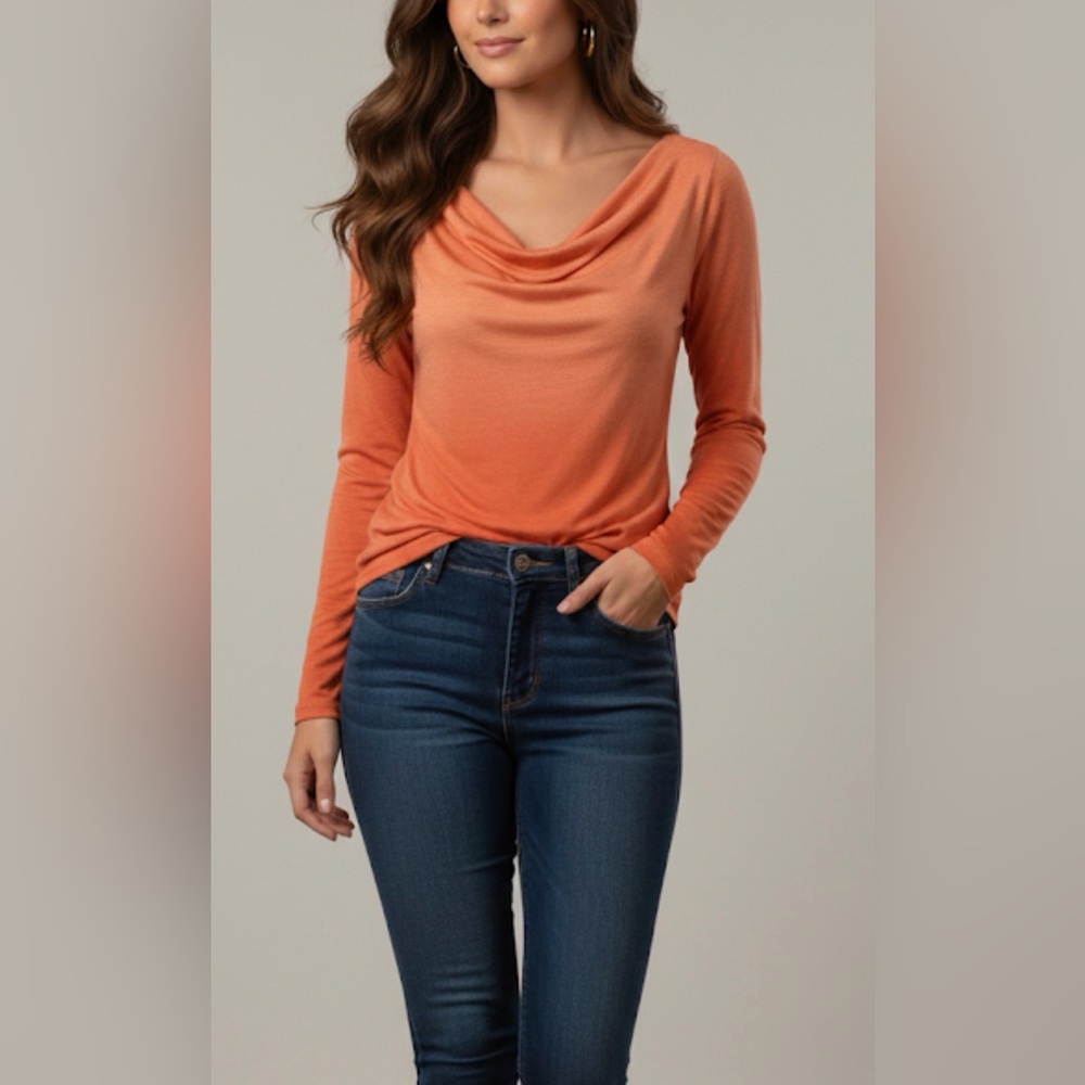Aveva womens medium top business casual party formal festival lighweight boho